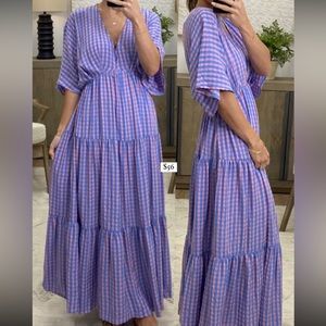 Shop Talulah Blue + Pink Gingham Dress
